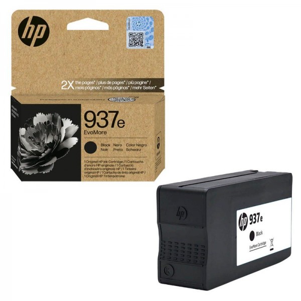 HP 937e EvoMore Black Original 4S6W9NE#CE1