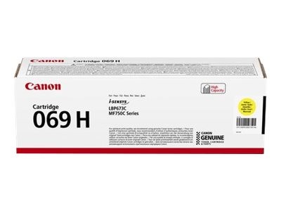 Canon Toner 069H Yellow 5095C002 für i-Sensys LBP673Cdw LBP673dw MF752Cdw MF754Cdw