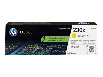 HP 230X Yellow Toner HP Color LaserJet Pro 4201 4203 HP MFP 4301 MFP 4303 W2302X