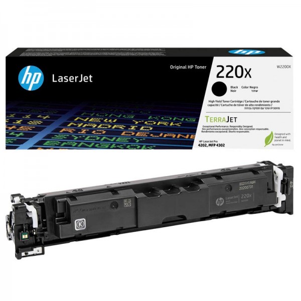 HP 220X Toner black W2200X für Color LaserJet Pro 4201 4202 4203 Color LaserJet Pro MFP 4301 4302