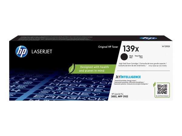 HP 139X Black Original Toner Hoh Ergiebigkeit W1390X HP LaserJet Pro 3002dn HP LaserJet Pro MFP 3102