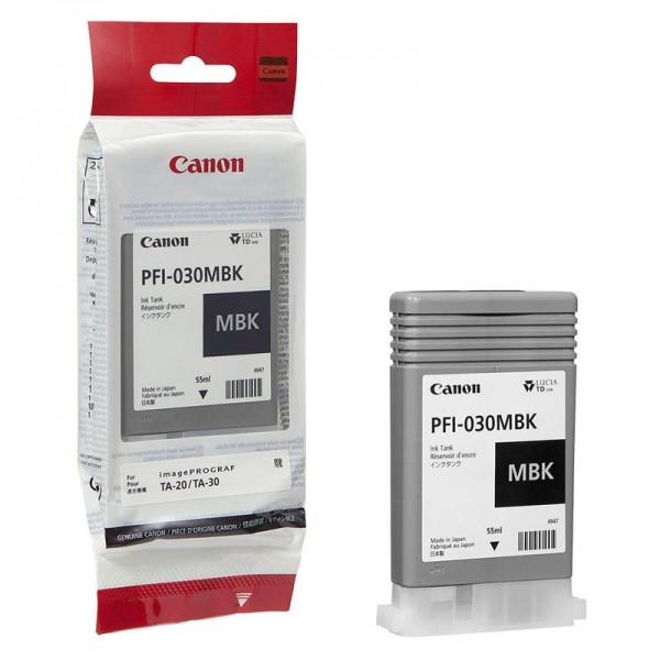 Canon PFI-030 MBK Tinte mattschwarz 3488C001 für imagePROGRAF TA-20 TA-30