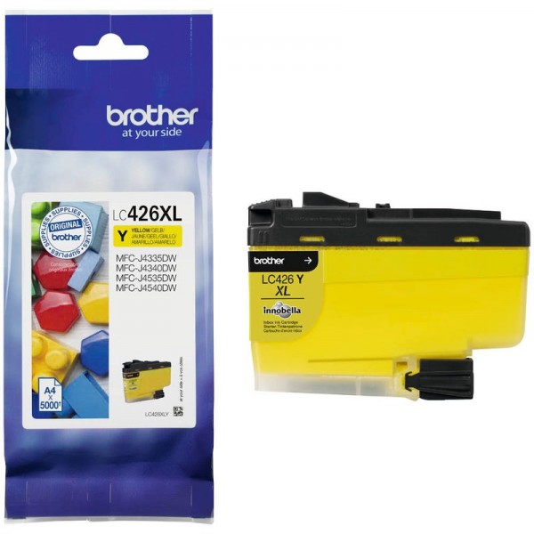 Brother LC426XLY Tintenpatrone Yellow für MFC-J4335DW MFC-J4340DW MFC-J4535DWXL MFC-J4540DW