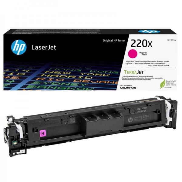 HP 220X Toner magenta W2203X für Color LaserJet Pro 4201 4202 4203 Color LaserJet Pro MFP 4301 4302