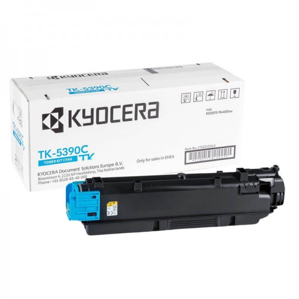 Kyocera TK-5390C Toner Cyan für Kyocera Ecosys PA4500cx 1T02Z1CNL0