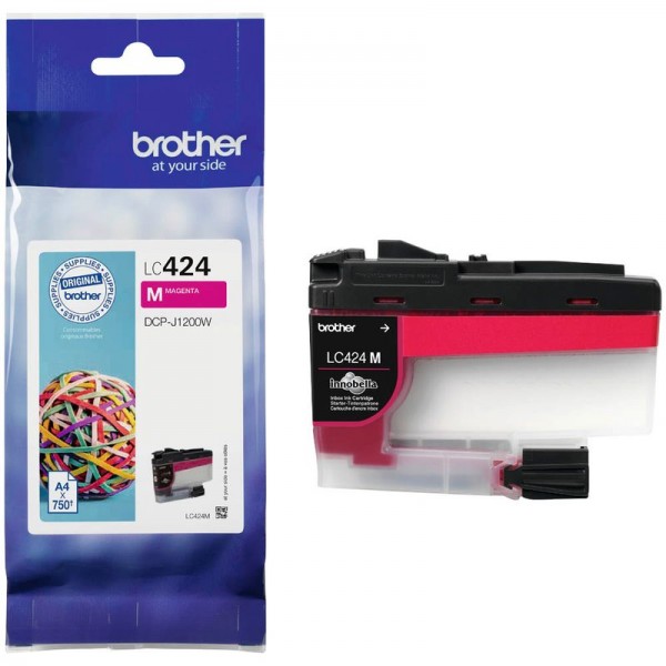 Brother LC424M Tintenpatrone Magenta ca. 750 Seiten für DCP-J1200W