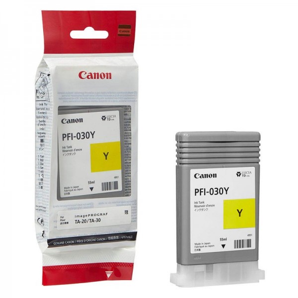 Canon PFI-030 Y Tinte gelb 3492C001 für imagePROGRAF TA-20 TA-30