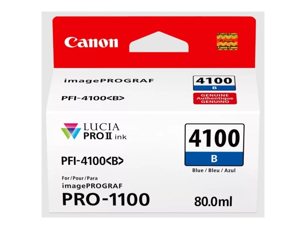 Canon PFI-4100 Tinte Blue 6786C001 für imagePROGRAF PRO-1100