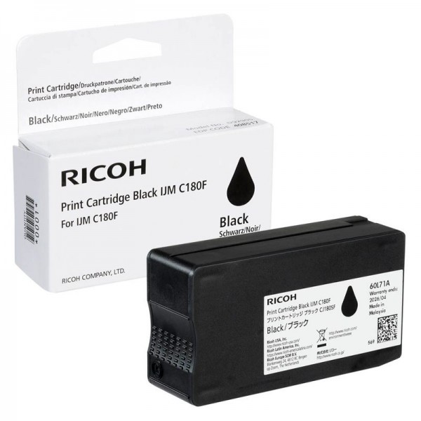 Ricoh 408517 Tinte Black für IJM C180F ca. 2.000 Seiten