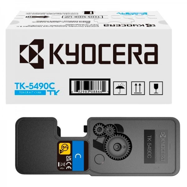 Kyocera TK-5490C Cyan Toner Original Kyocera Ecosys MA2101cfx Kyocera Ecosys PA 2101cwx 1T0C22CNL1