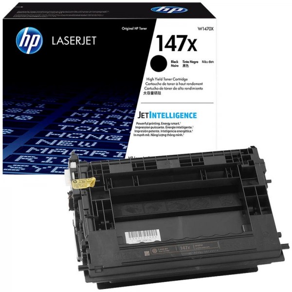 HP 147X Original Toner Schwarz 25.200 Seiten W1470X für LaserJet Enterprise M610dn M611dn M612dn