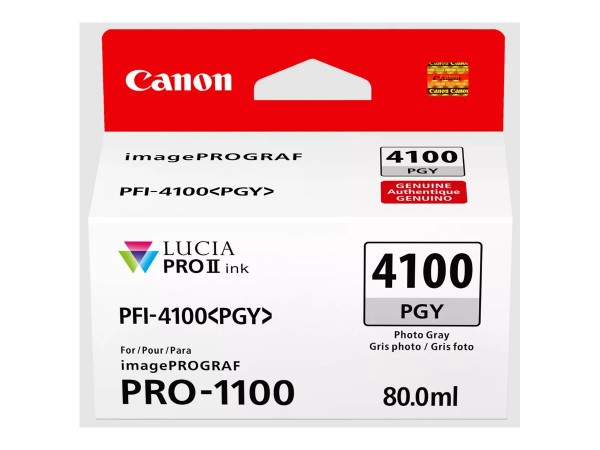 Canon PFI-4100 Tinte Photo Gray 6784C001 für imagePROGRAF PRO-1100