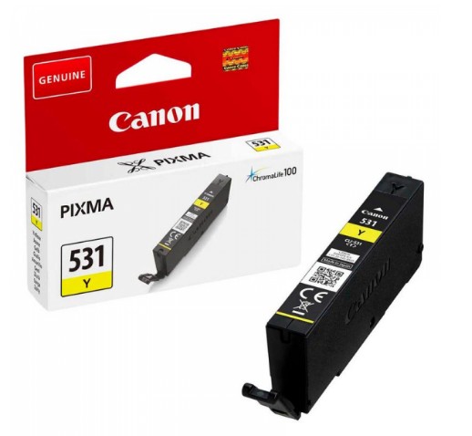 Canon CLI-531Y Tinte Yellow 6121C001 Canon PIXMA TS8750 Original