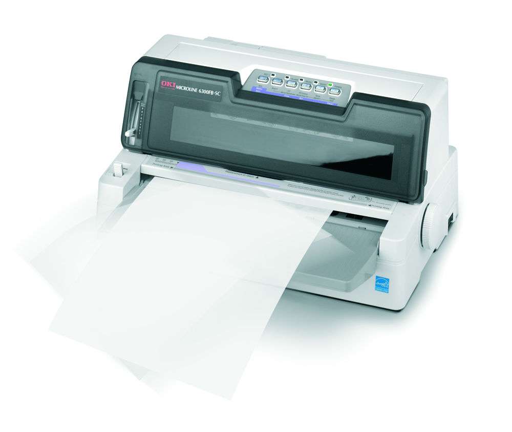 Oki Ml6300fb Sc 24 Nadeldrucker Automatische Papierausrichtung Drucker 4467