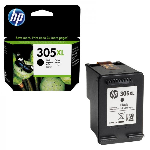 HP 305XL Original Tinte Schwarz 3YM62AE für Envy 6010 6020 6030 6055