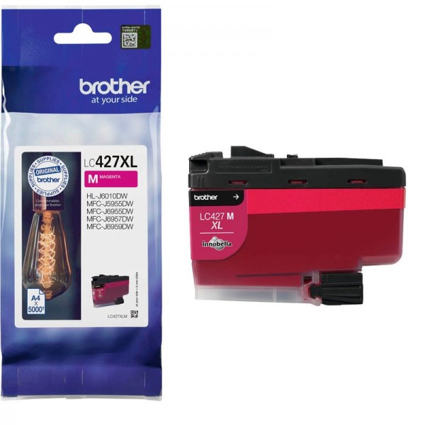 Brother LC427XLM Tintenpatrone magenta ca. 5.000 Seiten für HL-J6010DW MFC-J5955DW MFC-J6955DW