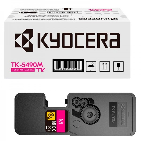 Kyocera TK-5490M Magenta Toner Original Kyocera Ecosys MA2101cfx Kyocera Ecosys PA 2101cwx 1T0C22BNL1