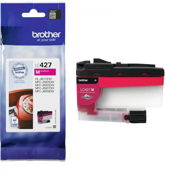 Brother LC427M Tintenpatrone magenta ca. 1.500 Seiten für HL-J6010DW MFC-J5955DW MFC-J6955DW