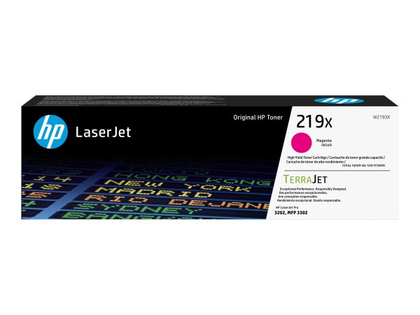 W2193X HP 219X High Yield Magenta Original Laser