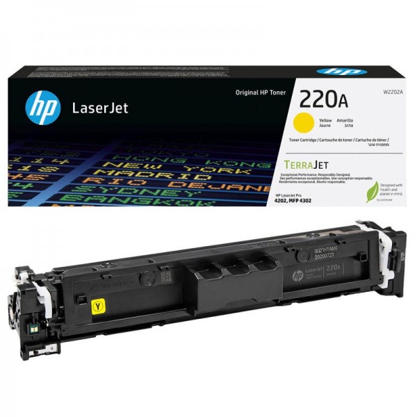 HP 220A Toner yellow W2202A für Color LaserJet Pro 4201 4202 4203 Color LaserJet Pro MFP 4301 4302