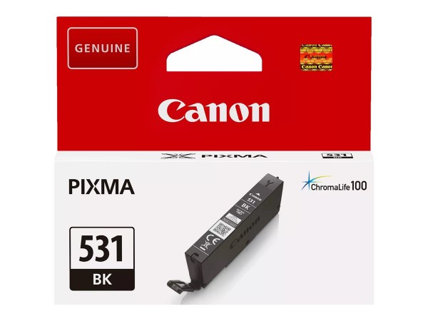 Canon CLI-531BK Tinte Black 6118C001 Canon PIXMA TS8750 TS8751 Original