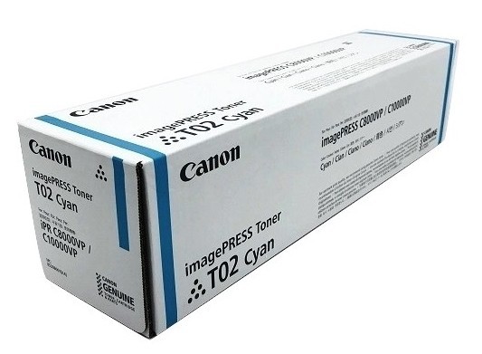 Canon T02 Toner Cyan 8530B001 für imagePRESS C1000 VP C8000 VP