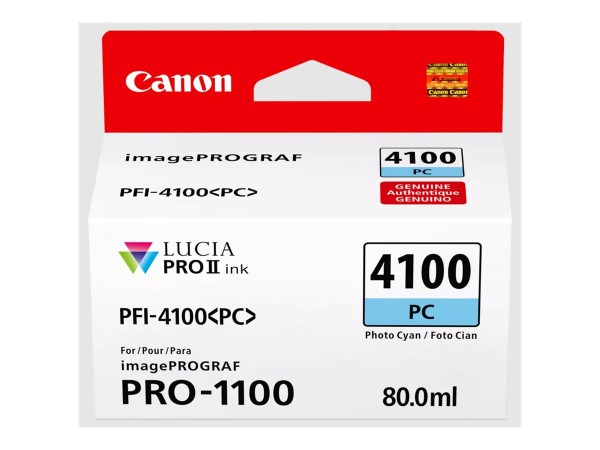 Canon PFI-4100 Tinte Photo Cyan 6781C001 für imagePROGRAF PRO-1100