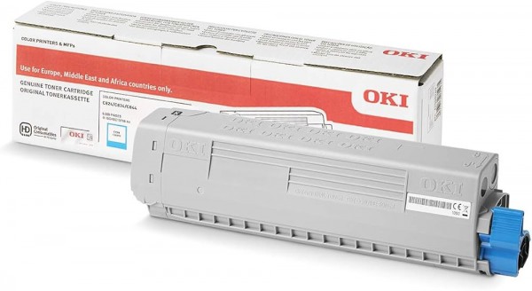 OKI Toner Cyan 47095703 für OKI C824dn OKi C824n OKI C834dnw OKi C834nw OKI C844dnw