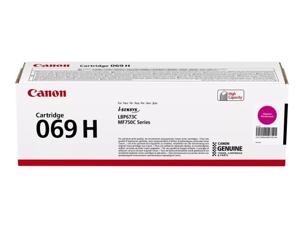 Canon Toner 069H Magenta 5096C002 für i-Sensys LBP673Cdw LBP673dw MF752Cdw MF754Cdw